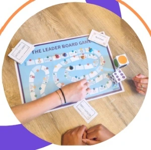 LEADER társasjáték logo